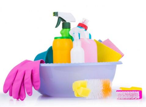 Deep carpet cleaning equipment in a Kingston home