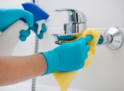 Close-up view of deep carpet cleaning removing embedded dirt